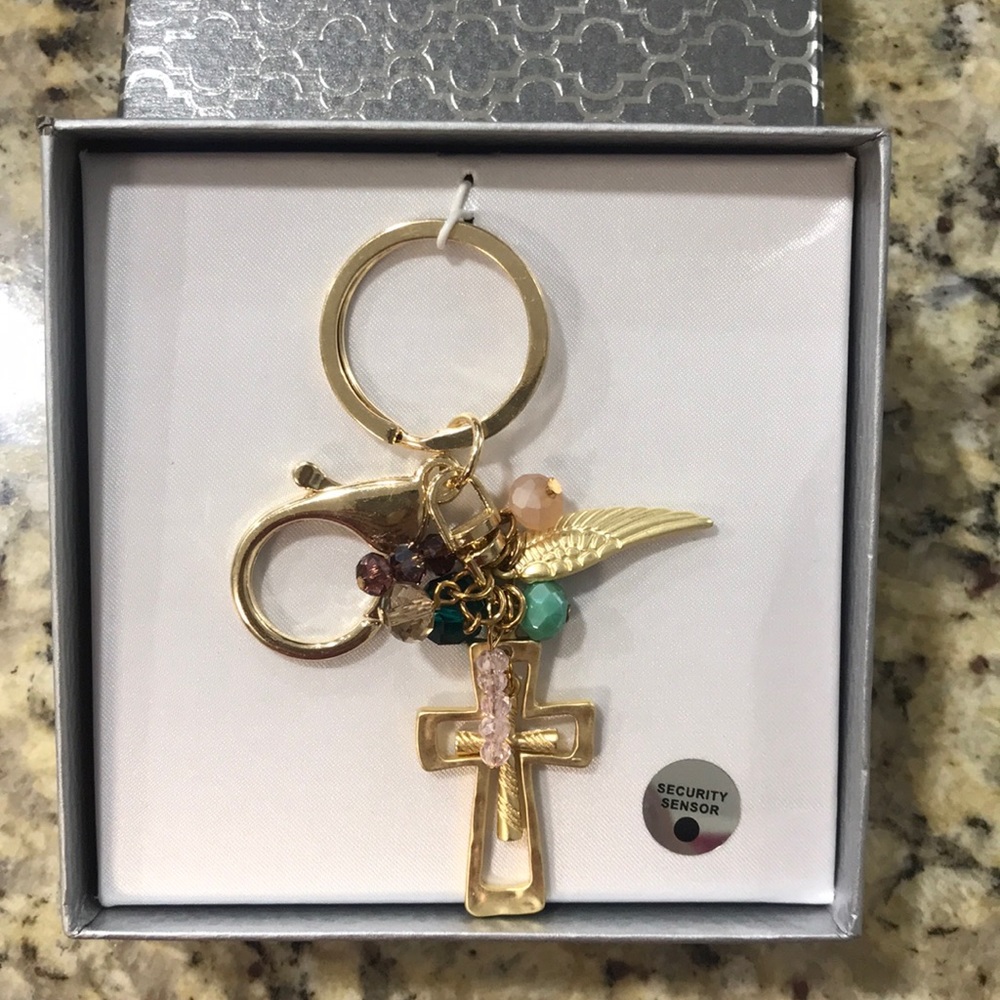 Beautiful Mother’s Day Gift - gold cross keychain!